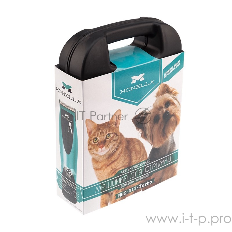 Машинка - триммер для стрижки домашних животных, аккумуляторная 5 Вт (MHC-01J-Turbo) MONELLA
