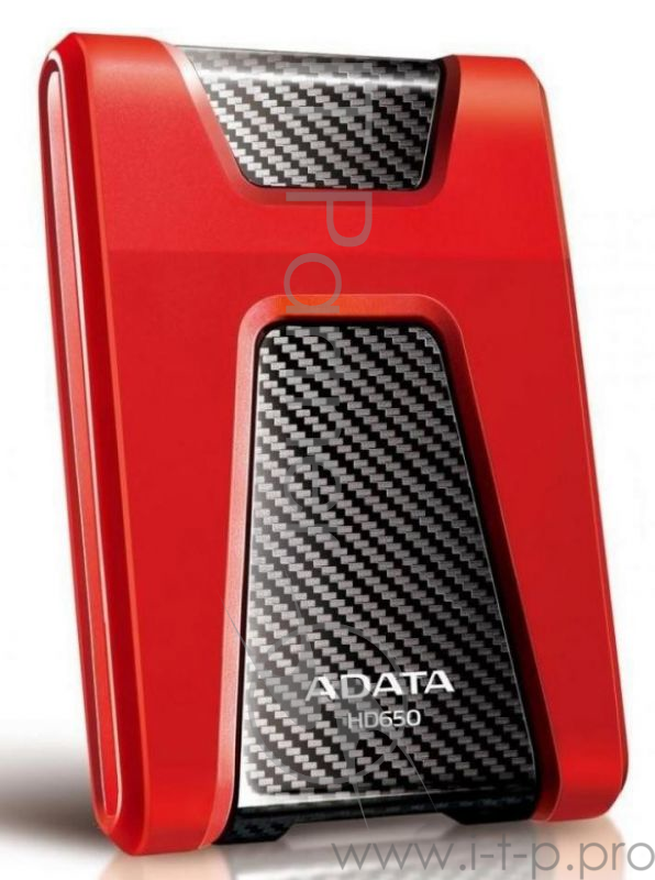 Жесткий диск AData USB 3.1 2Tb AHD650-2TU31-CRD HD650 DashDrive Durable 2.5 красный