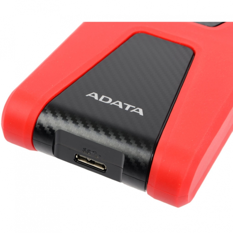 Жесткий диск AData USB 3.1 2Tb AHD650-2TU31-CRD HD650 DashDrive Durable 2.5 красный