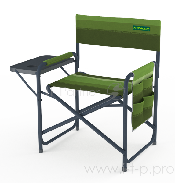 Кресло складное ZAGOROD К903 (столик, карман, Oxford 600x600)