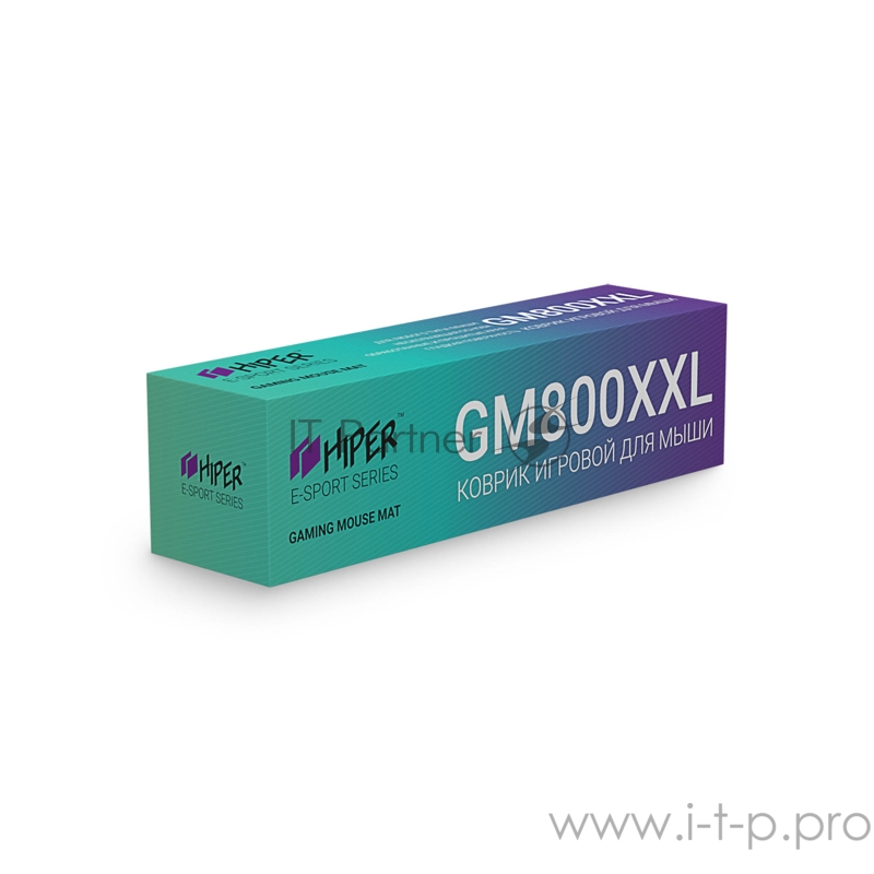 Игровой коврик для мыши чёрный HIPER GM800 XXL (800 х 300 х 4 мм)