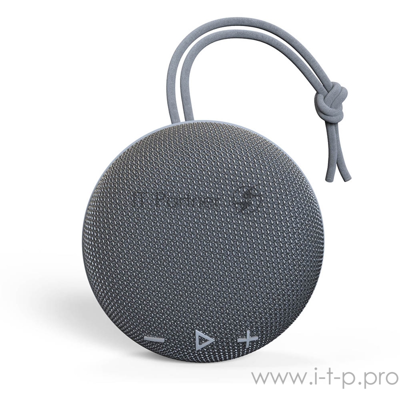 Активная акустическая система HIPER ATRIA Gray H-OS1, 5 ВТ,130 Гц - 18 кГц,800 мАч, BT 5,0,Hands-free,Micro-USB