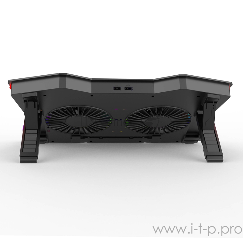 Подставка для игровых ноутбуков HIPER NEMISA (до 18, вентиляторы 2 х 140 мм, 800-1200 RPM, 72CFM, LED подсветка)