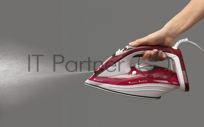Утюг Gorenje SIH3000RBC 3000Вт красный/белый