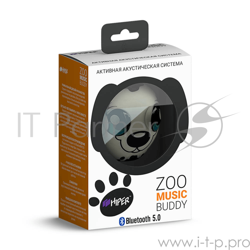 Акустическая система HIPER Портативная акустическая система Bluetooth Speaker HIPER ZOO Music Buddy, Собака