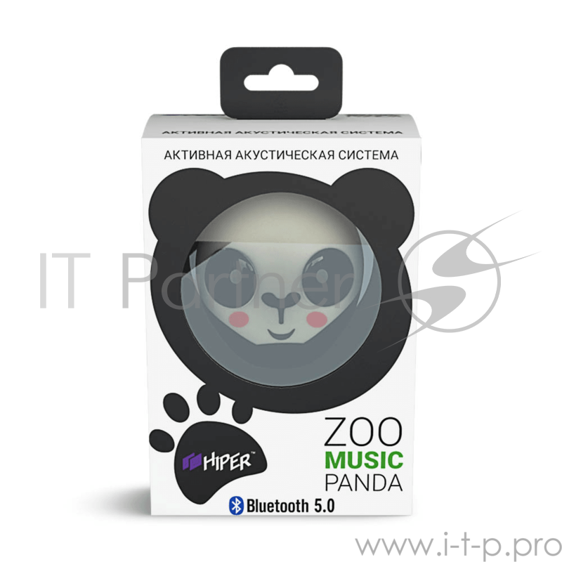 Акустическая система HIPER Портативная акустическая система Bluetooth Speaker HIPER ZOO Music Panda, Панда