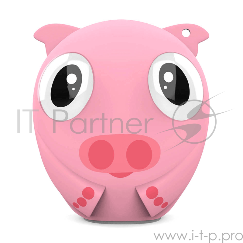 Акустическая система HIPER Портативная акустическая система Bluetooth Speaker HIPER ZOO Music Lily, Свинка