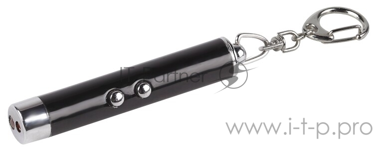 ЭРА Б0030182 Фонарь-брелок с лазерной указкой ВВ-602 {красный лазер 5мВт, элемент питания в комплекте}