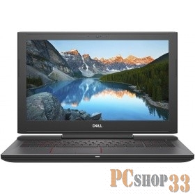 Ноутбук DELL Inspiron 7577 7577-5440 Black 15.6'' {FHD IPS i7-7700HQ/8Gb/1Tb+8Gb SSD/GTX1050Ti 4GB/Linux}