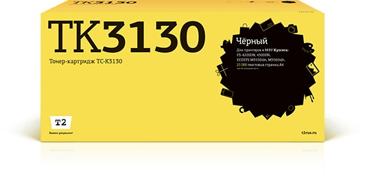 Расходные материалы T2 TK-3130 Тонер-картридж T2 (TC-K3130) для Kyocera FS-4200DN/4300DN/ECOSYS M3550idn (25000 стр.) с чипом