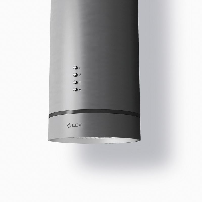 Вытяжка каминная Lex TUBO ISOLA 350 нержавеющая сталь управление: кнопочное (1 мотор)