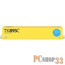 Расходные материалы T2 TK-895C Тонер-картридж T2 (TC-K895C) для Kyocera FS-C8020/C8025/C8520/C8525 (6000 стр.) голубой, с чипом