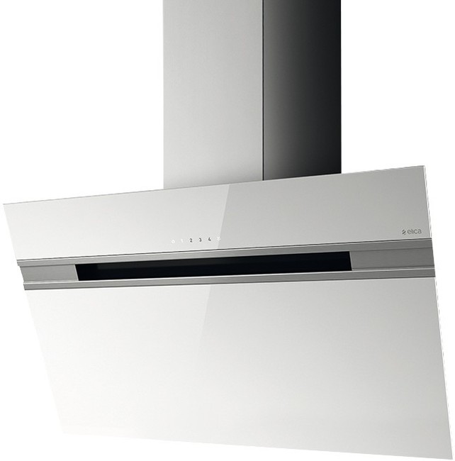 Вытяжка ELICA STRIPE WH/A/90/LX белое стекло+нержавеющая сталь
