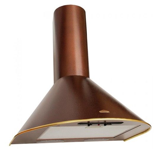 Вытяжка каминная ELIKOR Эпсилон 60П-430-П3Л медный антик/золотистый