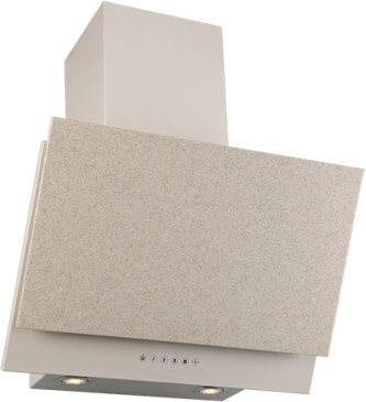 Вытяжка наклонная ELIKOR Рубин Stone S4 60П-700-Э4Д топленое молоко/стекло сахара