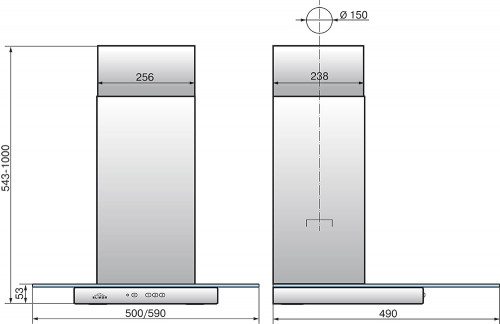 Вытяжка ELIKOR Кристалл 60Н-430-К3Д нерж/тонир.