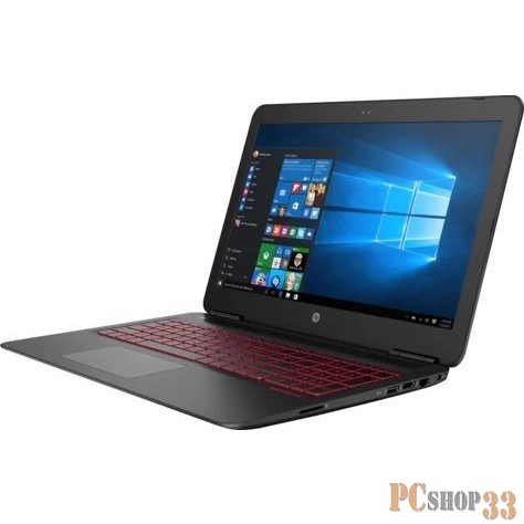 Ноутбук HP OMEN 15-ax216ur 2ER06EA (Core i5 7300HQ-2.50ГГц, 8ГБ, 128ГБ+1ТБ, GFGTX1050, LAN, WiFi, BT, WebCam, 15.6 1920x1080, FreeDOS), черный