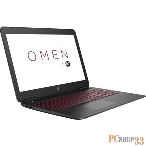 Ноутбук HP OMEN 15-ax216ur 2ER06EA (Core i5 7300HQ-2.50ГГц, 8ГБ, 128ГБ+1ТБ, GFGTX1050, LAN, WiFi, BT, WebCam, 15.6 1920x1080, FreeDOS), черный