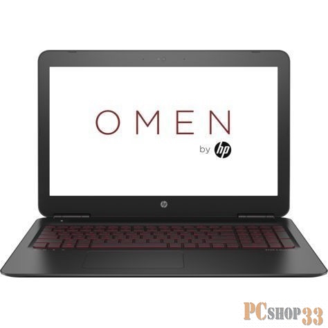 Ноутбук HP OMEN 15-ax216ur 2ER06EA (Core i5 7300HQ-2.50ГГц, 8ГБ, 128ГБ+1ТБ, GFGTX1050, LAN, WiFi, BT, WebCam, 15.6 1920x1080, FreeDOS), черный
