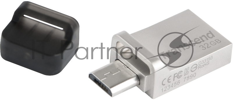 Накопитель USB flash 32ГБ Transcend JetFlash 880S OTG TS32GJF880S (USB3.0)