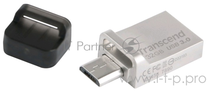 Накопитель USB flash 32ГБ Transcend JetFlash 880S OTG TS32GJF880S (USB3.0)