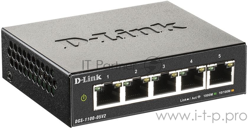 L2 Smart Switch with 5 10/100/1000Base-T ports2K Mac address, 802.3x Flow Control,32 802.1Q VLAN, VID range 1-4094, Jumbo 9216 bytes, IGMP Snooping