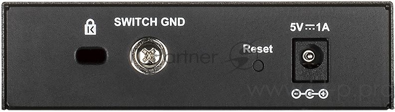 L2 Smart Switch with 5 10/100/1000Base-T ports2K Mac address, 802.3x Flow Control,32 802.1Q VLAN, VID range 1-4094, Jumbo 9216 bytes, IGMP Snooping