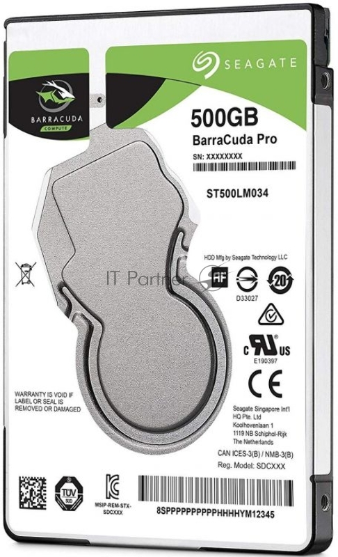Жесткий диск SATA2.5 500GB 7200RPM 128MB ST500LM034 SEAGATE