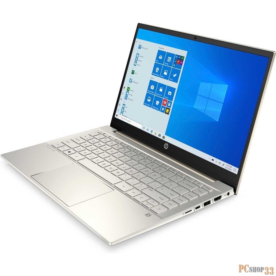 Ноутбук HP Pavilion 14-dv0034ur <2X2W0EA> i5-1135G7 (2.4)/16G/512G SSD/14.0FHD AG IPS/Int:Intel Iris Xe/noODD/Win10 (Warm Gold)