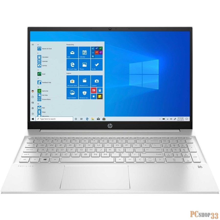 Ноутбук HP Pavilion 15-eg0055ur <2X2S7EA> i5-1135G7 (2.4)/16G/512G SSD/15.6FHD AG IPS/Int:Intel Iris Xe/noODD/Win10 (Natural silver)