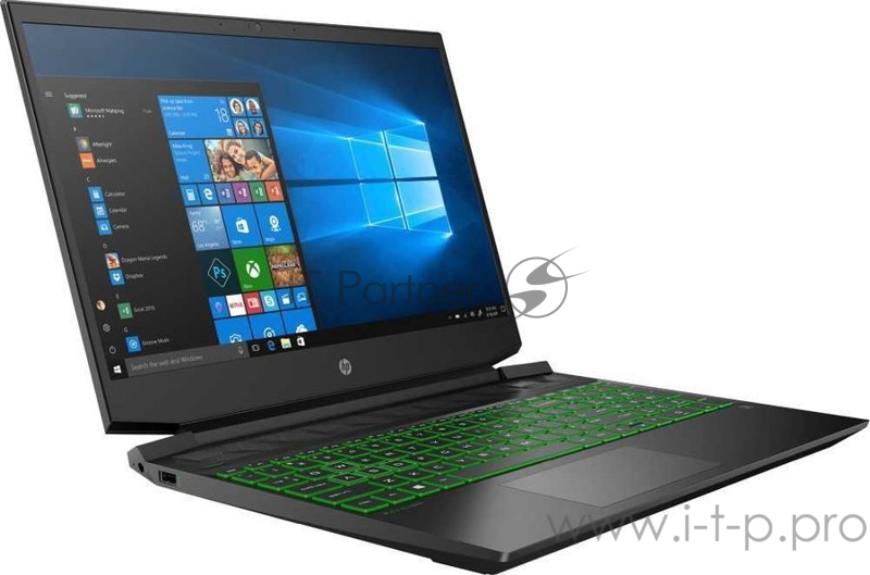 Ноутбук HP Pavilion Gaming 15-dk1094ur Core i5 10300H/8Gb/SSD512Gb/NVIDIA GeForce GTX 1650 Ti 4Gb/15.6/IPS/FHD (1920x1080)/Windows 10/black/WiFi/BT/Cam