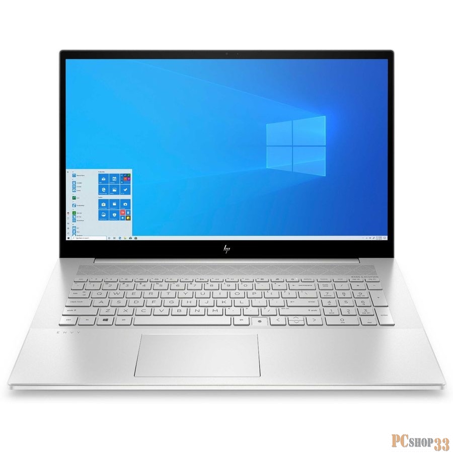 Ноутбук HP Envy 17-cg1014ur 17.3(1920x1080 IPS)/Intel Core i5 1135G7(Ghz)/8192Mb/512PCISSDGb UHD Graphics/Cam/WiFi/55WHr/war 1y/Natural silver/W10 + fingerprint