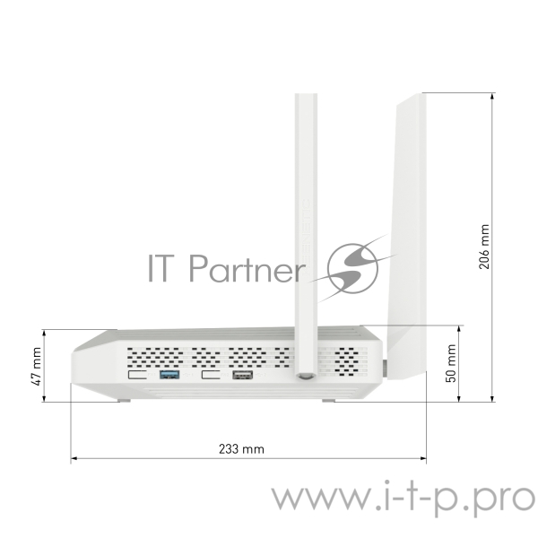 Роутер беспроводной Keenetic Giant (KN-2610)AC1300 10/100/1000BASE-TX/4G ready белый