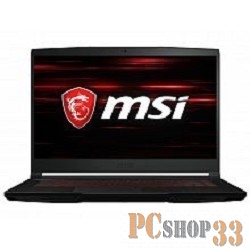 Ноутбук MSI GF63 9SCSR-1499XRU 15.6 FHD, Intel Core i5-9300H, 8Gb, 512Gb SSD, no ODD, NVidia GTX1650Ti 4Gb, DOS, черный