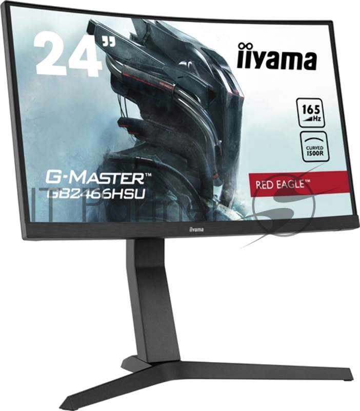 Монитор жидкокристаллический Iiyama Монитор LCD 23.8 16:9 1920х1080(FHD) IPS, nonGLARE, 250cd/m2, H178°/V178°, 1100:1, 80M:1, 16.7M, 0,8 ms, HDMI, DP, USB-Hub, Height adj, Tilt, Speakers, 3Y, Black