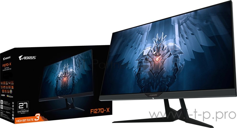 Монитор Gigabyte 27 Aorus FI27Q-X IPS 2560x1440 240Hz FreeSync 400cd/m2 16:9