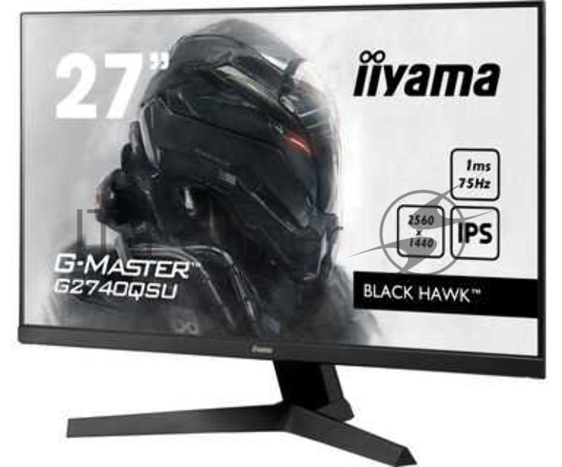 Монитор жидкокристаллический IIYAMA Монитор LCD 27 16:9 1920х1080(FHD) IPS, nonGLARE, 250cd/m2, H178°/V178°, 1100:1, 80M:1, 16.7M, 0,8 ms, HDMI, DP, Tilt, Speakers, Audio out, 3Y, Black