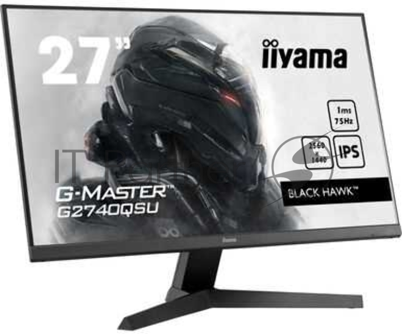 Монитор жидкокристаллический IIYAMA Монитор LCD 27 16:9 1920х1080(FHD) IPS, nonGLARE, 250cd/m2, H178°/V178°, 1100:1, 80M:1, 16.7M, 0,8 ms, HDMI, DP, Tilt, Speakers, Audio out, 3Y, Black