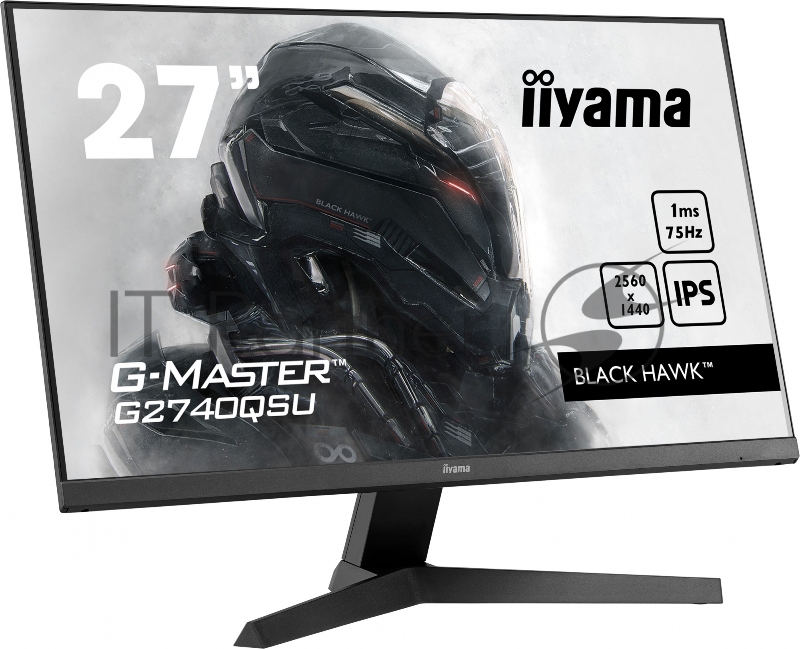Монитор жидкокристаллический IIYAMA Монитор LCD 27 16:9 1920х1080(FHD) IPS, nonGLARE, 250cd/m2, H178°/V178°, 1100:1, 80M:1, 16.7M, 0,8 ms, HDMI, DP, Tilt, Speakers, Audio out, 3Y, Black
