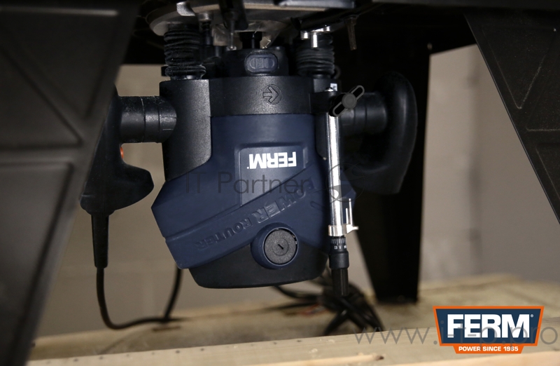 Фрезер FERM PRM1015 мощность-1300W/скорость вр.-9000 - 30000/цанга 6-8мм