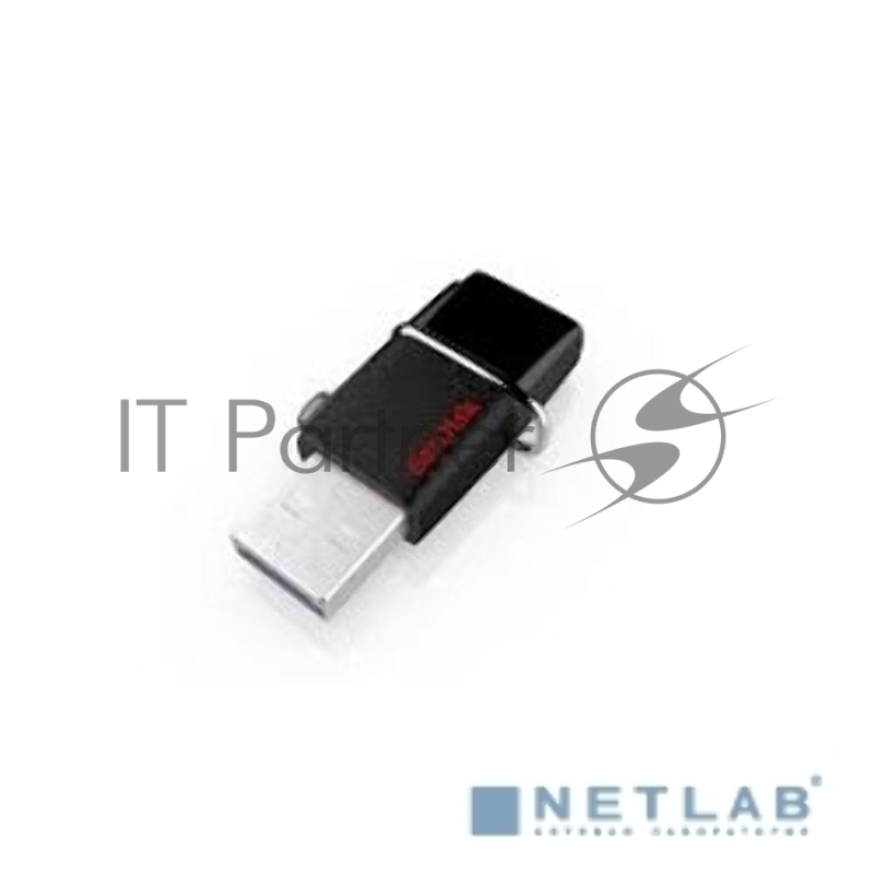 Накопитель USB flash 32ГБ SanDisk Ultra Dual 3.0 OTG, черный (USB3.0)