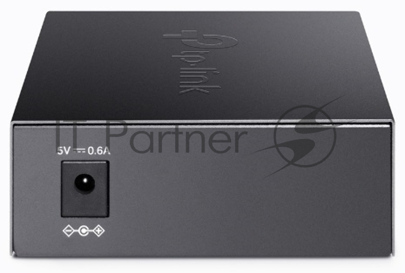 Медиаконвертер Gigabit WDM media converter, 9/125μm Single-mode Fiber, 1 SC Fiber port, 1 100/1000Mbps RJ-45 port, wave length 1310nm/1550nm