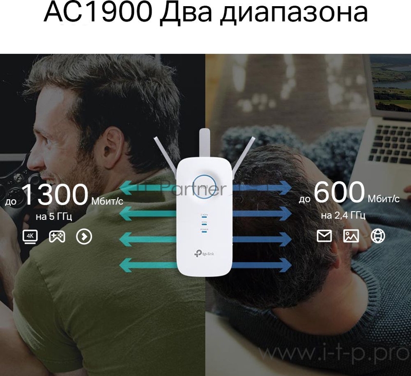 TP-Link RE550 AC1900 Wi-Fi Range Extender