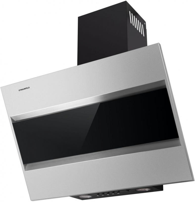 Вытяжка каминная Maunfeld Bridge 60 черный/нержавеющая сталь управление: кнопочное (1 мотор)
