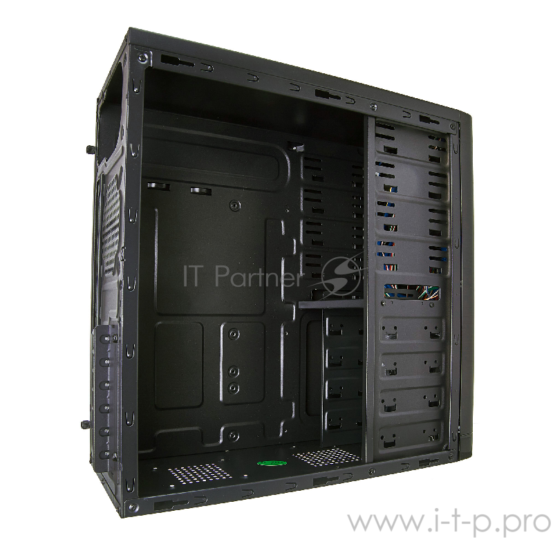 Корпус Miditower ExeGate XP-330U Black, ATX, <XP400, Black,120mm>, 2*USB+2*USB3.0, Audio