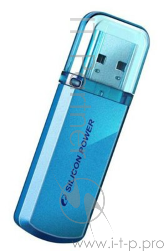 Накопитель USB flash 32ГБ Silicon Power Helios 101 SP032GBUF2101V1B, голубой (USB2.0)
