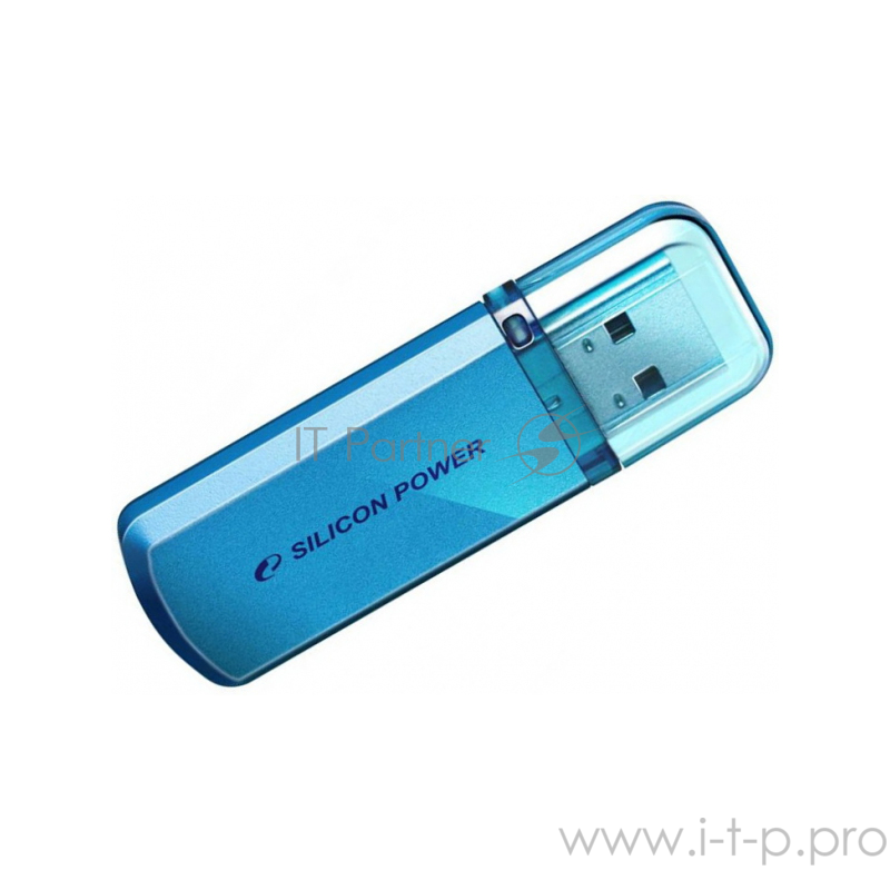 Накопитель USB flash 32ГБ Silicon Power Helios 101 SP032GBUF2101V1B, голубой (USB2.0)