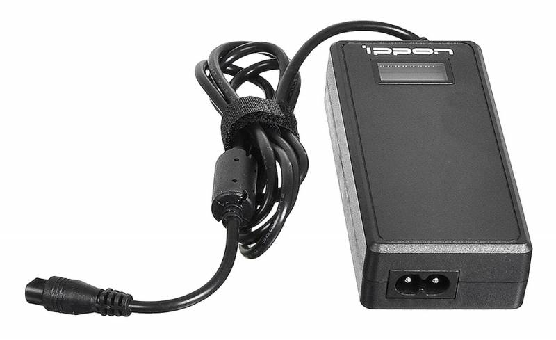Блок питания Ippon D65U автоматический 65W 15V-19.5V 8-connectors 1.5A 1xUSB 2.1A от бытовой электро