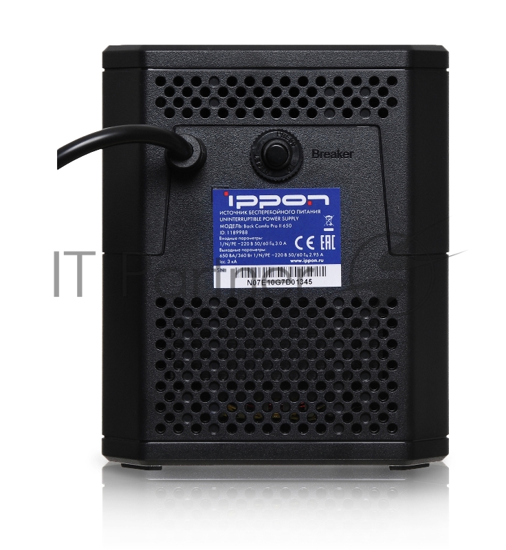 Источник бесперебойного питания Ippon Back Comfo Pro II 650 360Вт 650ВА