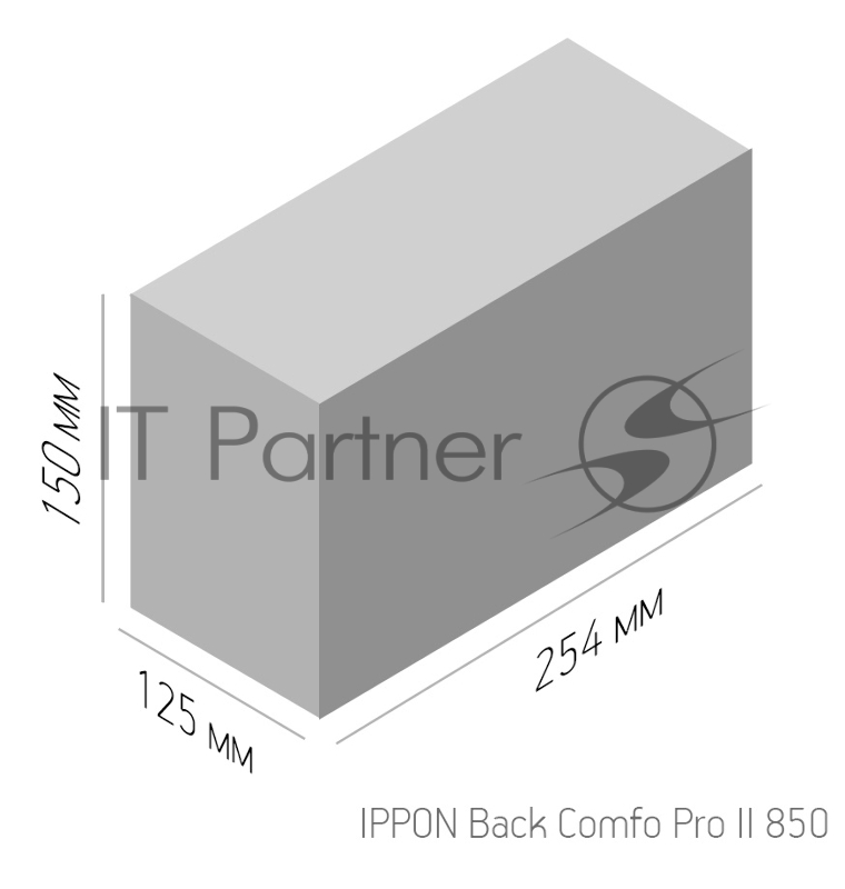 Источник бесперебойного питания Ippon Back Comfo Pro II 850 480Вт 850ВА